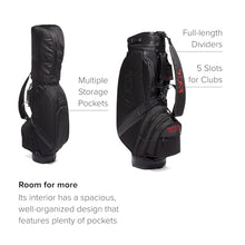 TUMI Mens Alpha Golf Bag Black
