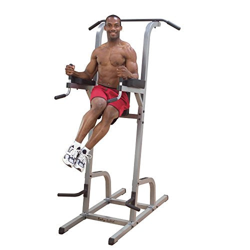Body-Solid GVKR82 Vertical Knee Raise Machine Gray