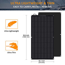 AUECOOR 1600 Watts 24 Volts Solar Wind Hybrid System Kit:6pcs 100W ETFE Flexible Monocrystalline Solar Panel+1000W Wind Turbine Generator+Accessories