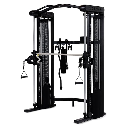 CENTR 3 Home Gym Functional Trainer with Selectorized Smith Bar Matte Black