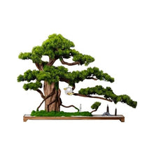 YXIANG56Q Fake Plants Large Artificial Bonsai Tree Entryway Living Room Ornaments Welcome Pine Fake Plants Bonsai Tree