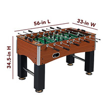 Viper Carmelli Stratford 56-in Foosball Table Cherry