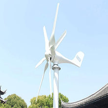 Horizontal Axis Wind Turbine Generator 600w, 3 Phase AC Renewable Energy Controller with Auto MPPT Controller Free Power for Home Farm Street Lamps Windmill (12v 24v 48v)
