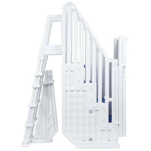 Aqua Select Everest Entry Step System | Above Ground Pool Step | 350 Lb Capacity