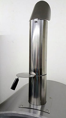 44" Wood Fired Stainless Steel Artisan Pizza Oven or Grill with Waterproof Cover, Outdoor or Indoor