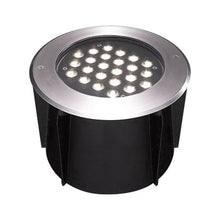 Eurofase 9.5 Inch 24W LED In-Ground Light Silver