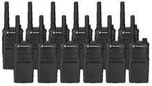 Motorola 12 Pack RMM2050 Two Way Radio Walkie Talkies Renewed Black