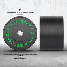 OneFitWonder Fringe Sport Contrast Bumper Plates Set 260 lbs