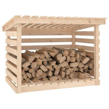 WXPWAMZ Firewood Rack 108x73x79 cm Solid Wood Pine, Firewood Log Rack, Firewood Storage Rack Shelf, Ventilation Metal Log Store Holder for Outdoor Indoor Wood Stand Set Log Rack