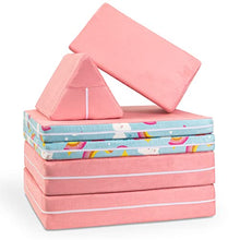 Jaxx Playscape Patterns Playset/Sofa Rainbows/Pink
