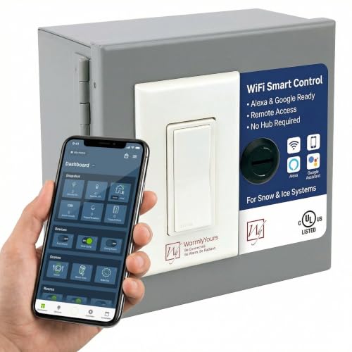 WarmlyYours Snow & Ice Melt Control with WiFi Remote