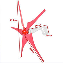HUIZHITENGDA No Noise 3000W Wind Generator Kit,220V Wind Turbines Horizontal Home Powers Windmill Energy Turbines Charge(with Controller),48V