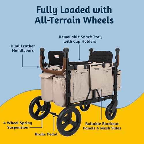Keenz XC+ 2.0 Luxury Comfort Stroller Wagon Mocha