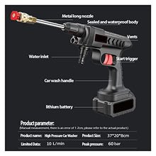 20000mAh High Pressure Washer,Car Wash Gun,60Bar Spray Nozzle,Multipurpose,for Auto Home Garden
