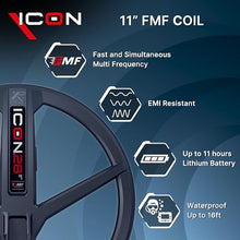 XP ICON Bundle: RC, WSA ST & 11" FMF Coil Metal Detector for Kids & Adults