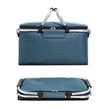 Insulation and Cold Storage Folding Picnic Basket Portable Fruit Outdoor