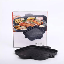 AFPSDLFJDLS Cast Iron Grill Plate Electromagnetic Oven Meat Commercial and Household