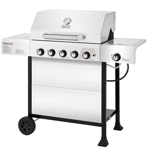 Royal Gourmet GA5401T 5-Burner BBQ Propane Gas Grill with Side Burner