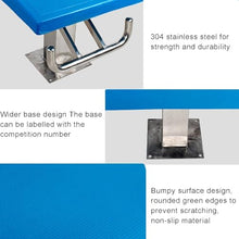 TREEYX Pool Diving Platform, Diving Board with Stainless Steel Base, Heavy Duty Pool Diving Board, Standards Inclined Countertop Diving Boards (50 * 50 * 45cm)