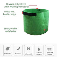 BBYYDS Plant Grow Bags Garden Fabric Vegetable Pot Living Bag Plants Nursery Root Container