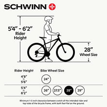 Schwinn GTX 2.0 Comfort Adult Hybrid Bike Light Blue