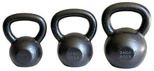 Ader Sporting Goods Ader Premier Kettlebell Set with DVD Grey