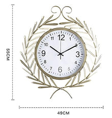 SBTXHJWCGLD Garden Clock,Outdoor Garden Wall Clock Silent Non-Ticking Outdoor Wall Waterproof Garden Ornament for Home Garden Patio Yard