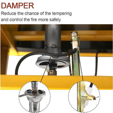 UYCVT 4 Burners Lpg Grill, Smokeless Outdoor Picnic Barbeque Roaster, Steel Grill Adjust Height Net for Camping Courtyard Party