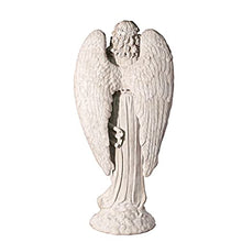 Design Toscano Grand Basilica Praying Angel Garden Statue Antique Stone