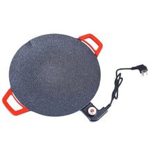 Round Barbecue Stove Household Electric Barbecue Pot Plate Smokeless Non-stick Grill
