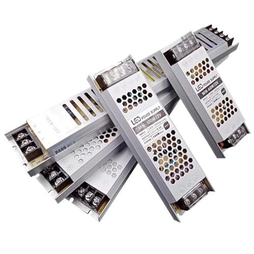Ultra Thin LED Power Supply DC 12V 24V 60W 100W 150W 200W 300W Lighting Transformers AC 190-240V LED Driver LED Strip Laboratory (Size : 12V 150W)