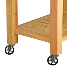 Modern Garden Potting Table with Hardware Hooks & Towel Bar - Work Bench & Zinc Table-Top with Black Cast Iron Castors & Brakes (Full, 5in Black Casters, Hardware)