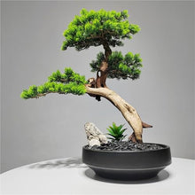 YXIANG56Q Fake Plants Artificial Bonsai Tree Faux Plants with Ceramic Pots for Living Room Decorations Bonsai Tree