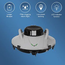 TsoLay Cordless Automatic Pool Cleaner, Automatic Vacuum Cleaner with LED Indicator and Dual Motors, Auto-Dock Robotic Pool Cleaner, Strong Suction, Ideal for Above Ground Flat Pool up to 550 Sq.Ft