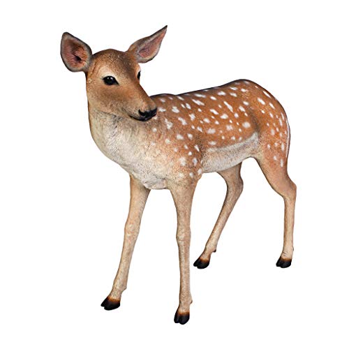 Design Toscano Spotted Deer, Forest Fawn Sculpture
