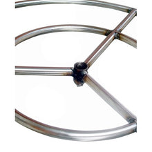 Alpine Flame 22-inch Stainless Round Double Natural Gas Fire Pit Ring Burner