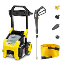 Kärcher Pressure Washer K2100PS, CETA Certified, 3 Spray Nozzles, Detergent Tank, for Cars, Driveways, Siding, Patios, 1.2 GPM