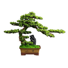 YXIANG56Q Fake Plants Indoor Fake Tree Bonsai Home Greenery Bonsai Ornaments Feng Shui Ornaments Artificial Pine Tree Bonsai Bonsai Tree