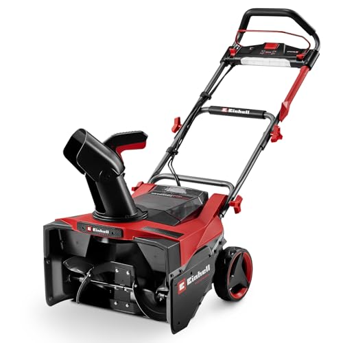Einhell Professional Cordless Snow Blower GP-ST 36/53 Li E BL-Solo Power X-Change (36 V, Brushless, 53 cm Working Width, Max. 33 cm Snow Depth, Includes Cleaning Spatula, without Battery)