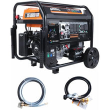 GENMAX 15000W Tri-Fuel Portable Generator - 2025 Model with ATS, CO Sensor, Digital Display & 50A Output Perfect for Home Backup, Construction Sites & Emergency Power (GM15000ET)