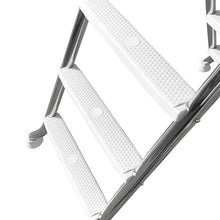 errzom 33/43/52/62 inch High Swimming Pool Ladder, 2/3/4/5-Step Stainless Steel Ladder for Above Ground Pool, Larger Heavy Duty Capacity 500 LBS Ladder, Non-Slip Ladder,5 Step