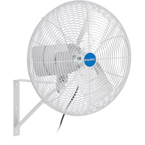 Global Industrial 604195 20 in. HAF Agricultural Fan - 7836 CFM - 120V - White