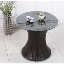 KXWOQ3ED Round Tempered Glass Table Top, 1/4" Thick Polished Edge, Transparent Glass for Coffee Table, Dining Table Glass Top, Garden Outdoor Kitchen Glass Tabletop(850mm(34In))