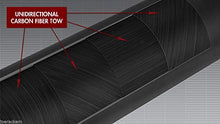 PREDATOR Revo Radial Carbon Fiber Shaft - 12.4mm Low Rise Taper, Soft Case & Wipes Black