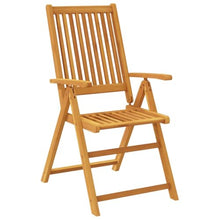 LKJephalotrope 5 Piece Patio Dining Set, Solid Acacia Wood Outdoor Table and Folding Chairs, Space Saving Wood Garden Furniture Set for Backyard and Deck, 55.1" x 31.5"