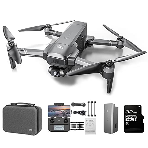 GEPAS SJRC F22s 4K PRO Drone with EIS Camera and Laser Obstacle Avoidance Gray