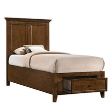 Carefree Home Furnishings Intercon San Mateo Youth Twin Storage Bedroom Set Tuscan Finish
