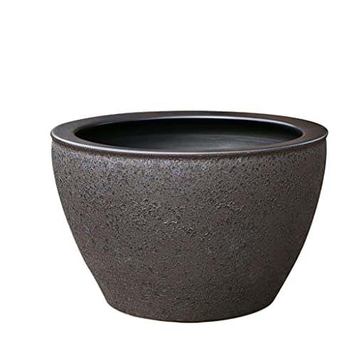 NYTFHMS Flower Pots Potted Pot Ceramic Flower Pot Courtyard Balcony Large Flower Pot Extra-Large Tree Flower Pot with Drainage Hole Flower Pot Outdoor Flower Pots,B-X-Large