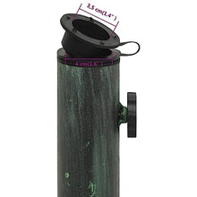 JHNKOJ Umbrella Base Green 44X44X31 Cm Cast Iron