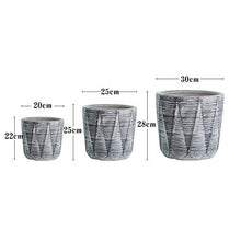 Flower pots Ceramic Plant Pot Extra Large with Tray Flower Pot Planter Creative Multilateral Matte Surface Round Garden Plant Pot Indoor Outdoor Plant Container Floor-to-ceiling Household Flowe (One